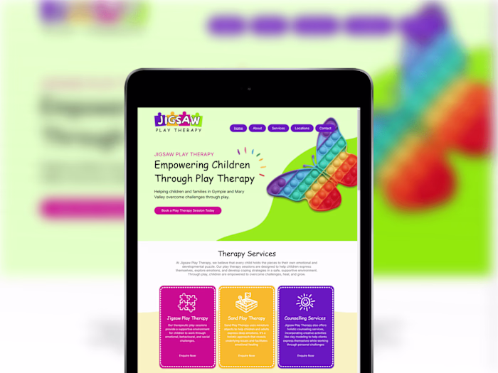 Jigsaw Play Therapy - Comprehensive Branding and Design