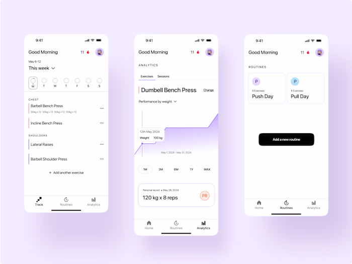 Tracky • A Fitness tracking App