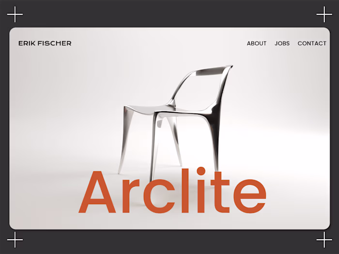 Premium Landing Page for Furniture Design Manufacturers (Web)