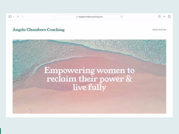 Life Coaching Website Design