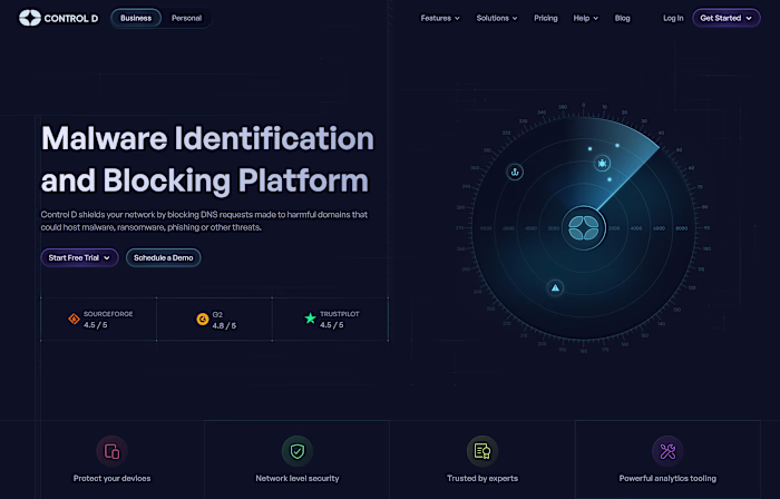 Working on ControlD website.