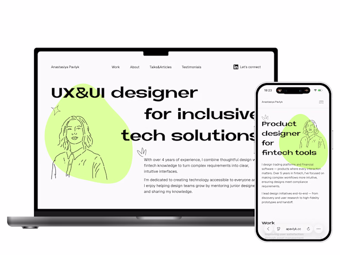 Designer's Portfolio Website Development (Astro)
