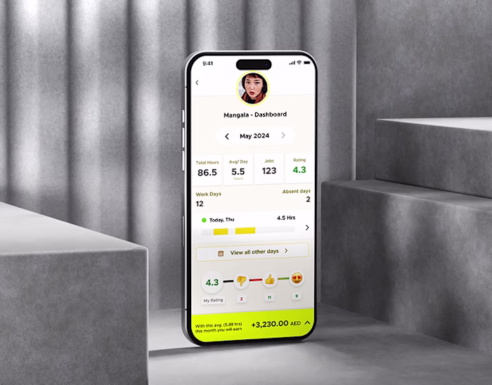 Maids Work-Tracking Dashboard