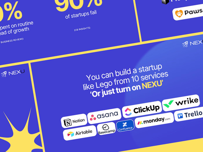 Nexu AI Pitch Deck Design