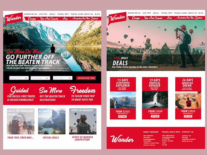 Landing Pages & Digital Design