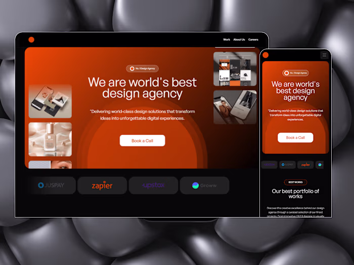 Wolfer- Landing page design