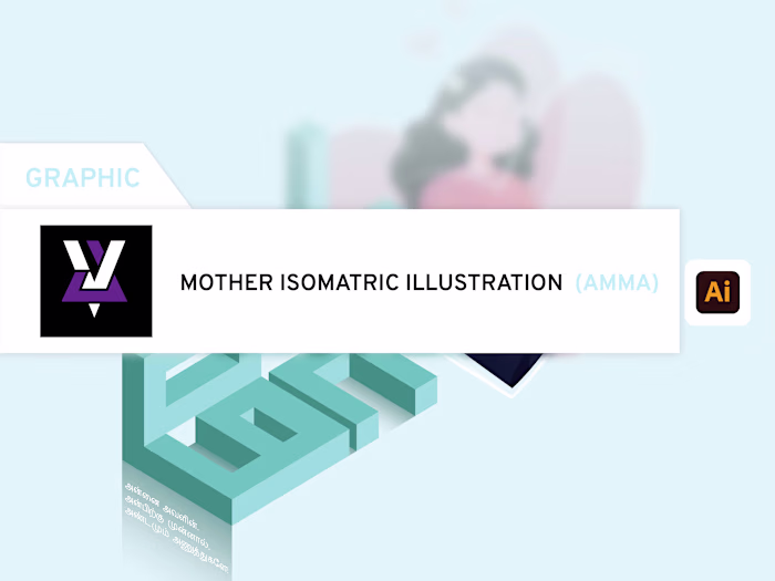 MOTHER ISOMETRIC ILLUSTRATION (AMMA) on Behance