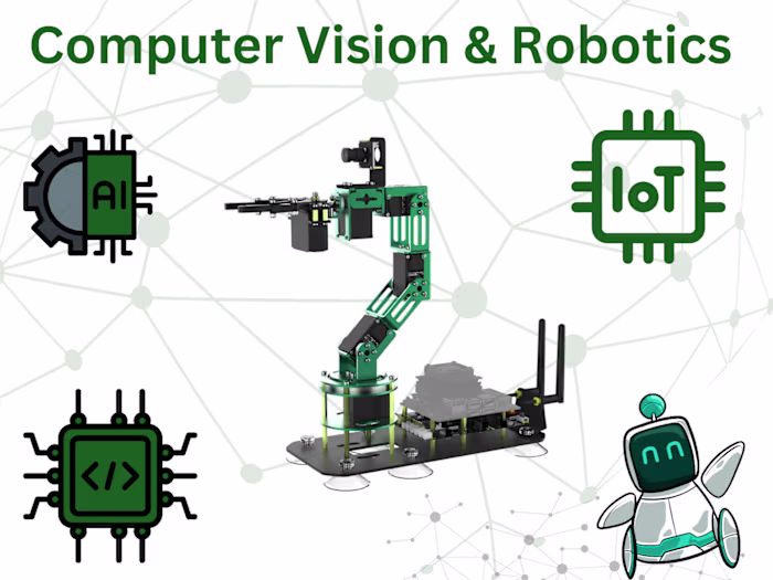Automated Robot Camera light using computer vision and IoT tech