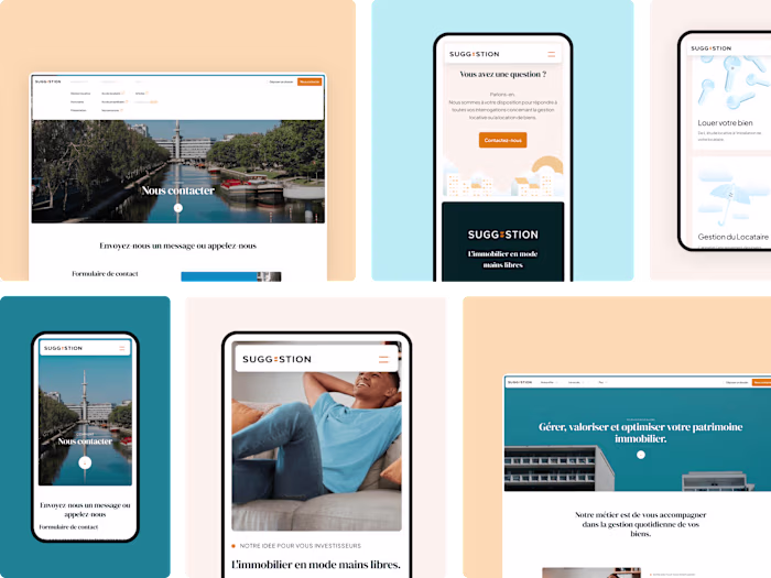 
Redesign of a website for a property management company.