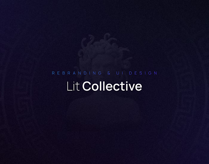 Lit Collective - Rebranding | UI Design on Behance