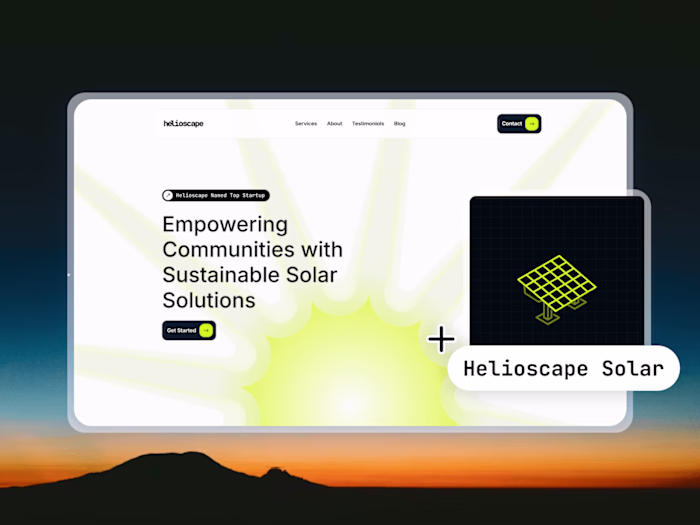Framer Website - Helioscape Solar