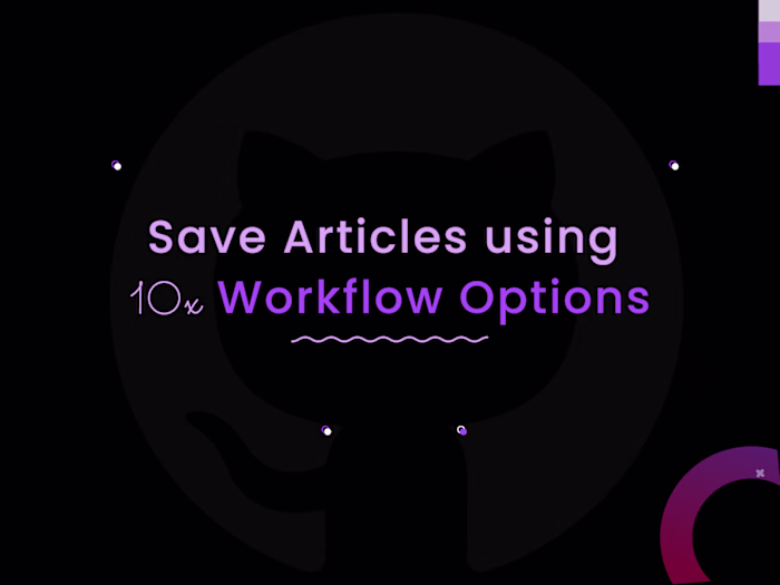 GitHub Actions Workflow to save your articles on GitHub