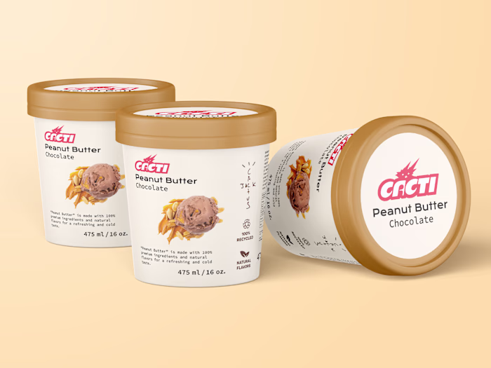 [Packaging Design] CACTI Ice-Cream