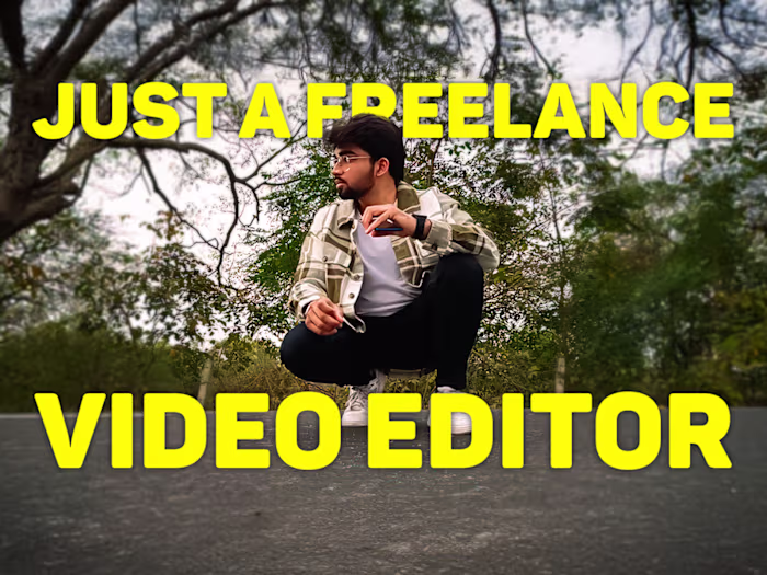 Just A Freelance Video Editor - YouTube