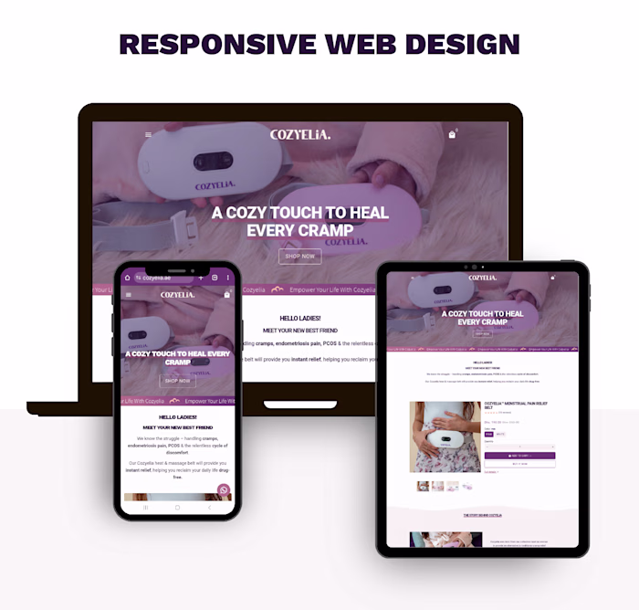 Cozyelia | Shopify Website Design & Full Brand Identity