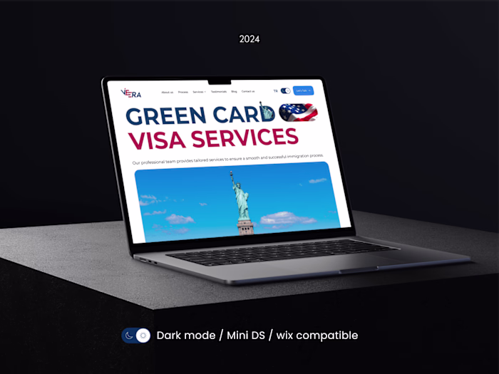 Vera Green Card Web Design