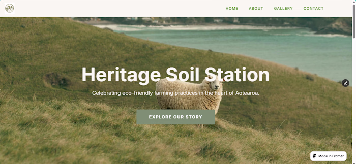 Heritage Soil Station Website Development