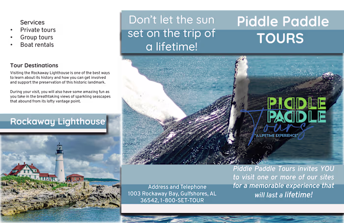Piddle Paddle Tri Fold Brochure