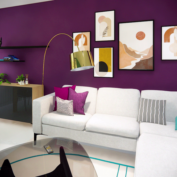 Apartment living room interior design 