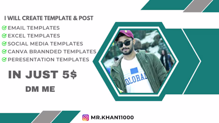 I will design social media posts email templates banner design