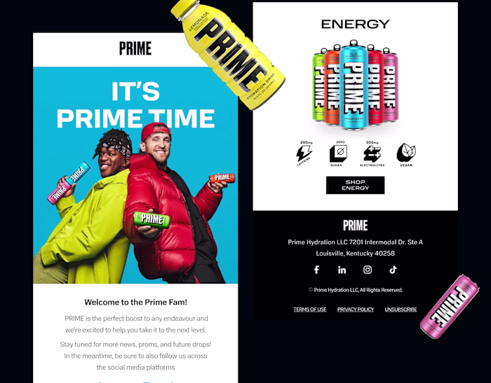 Prime | Email Redesign