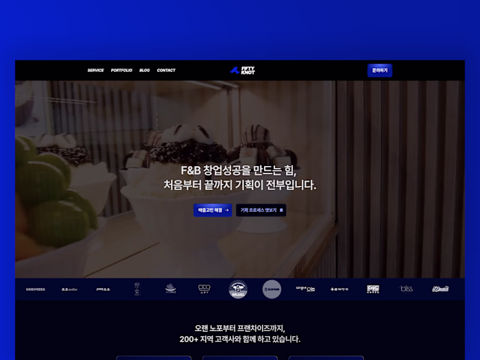 Framer Web Design for Fiftyknot