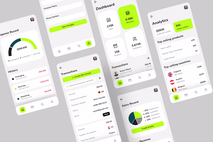 Seller Central eCommerce App Design