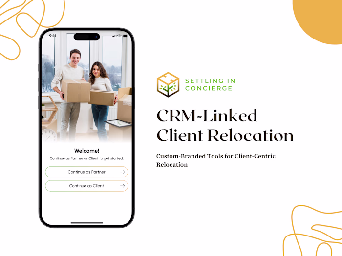 SIC: CRM-Linked Client Relocation Platform Development