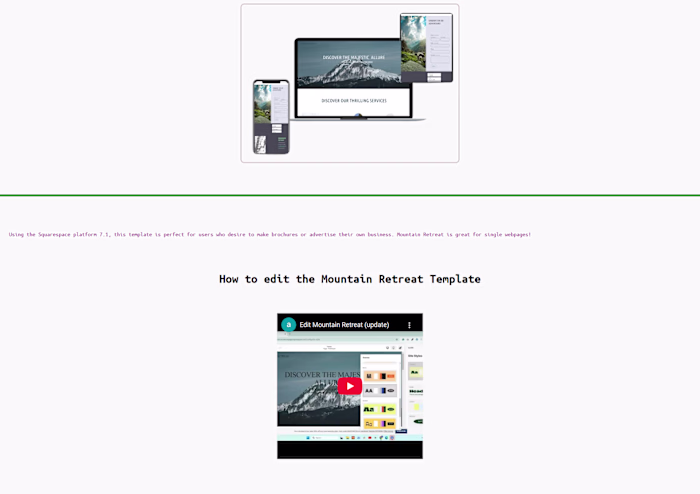 I made this month ago with SquareSpace. This is a one page t...