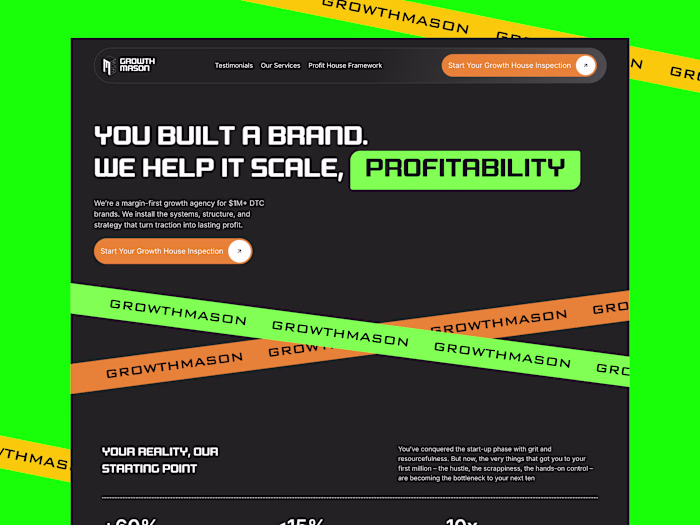 Digital Marketing Website Design for Growth Mason