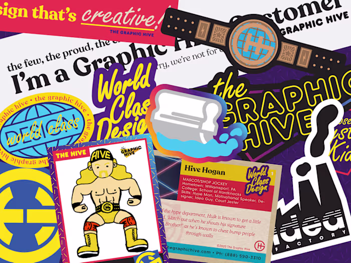 The Graphic Hive Rebrand Flash