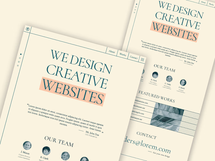 Website for a Design Agency
