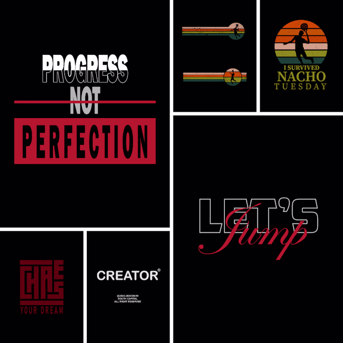 Custom Typography T-shirt Designs
