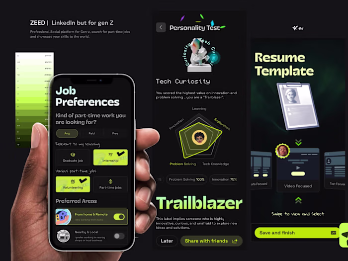 ZEED |  LinkedIn but for Gen-Z