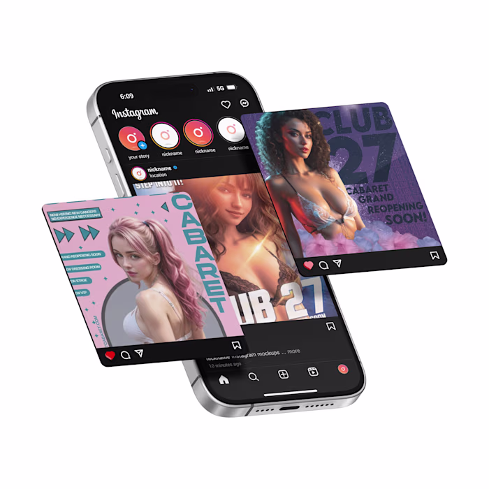 Club 27 Cabaret Posters