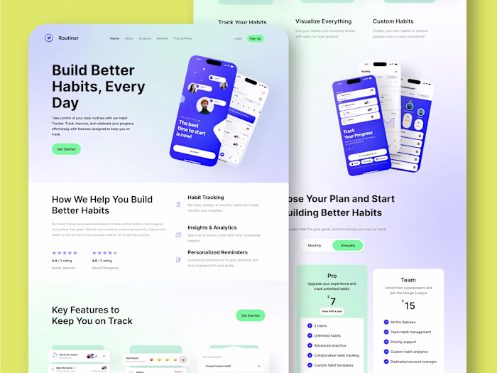 SaaS Website Landing Page that converts Designed in Figma