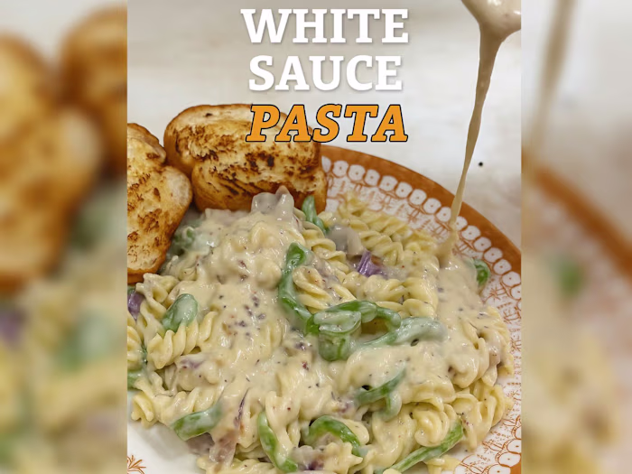 White Sauce Pasta Edit – Clean Cuts, SEO Title & Hashtags
