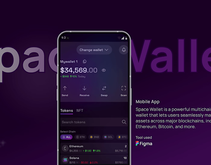 Space Wallet mobile App