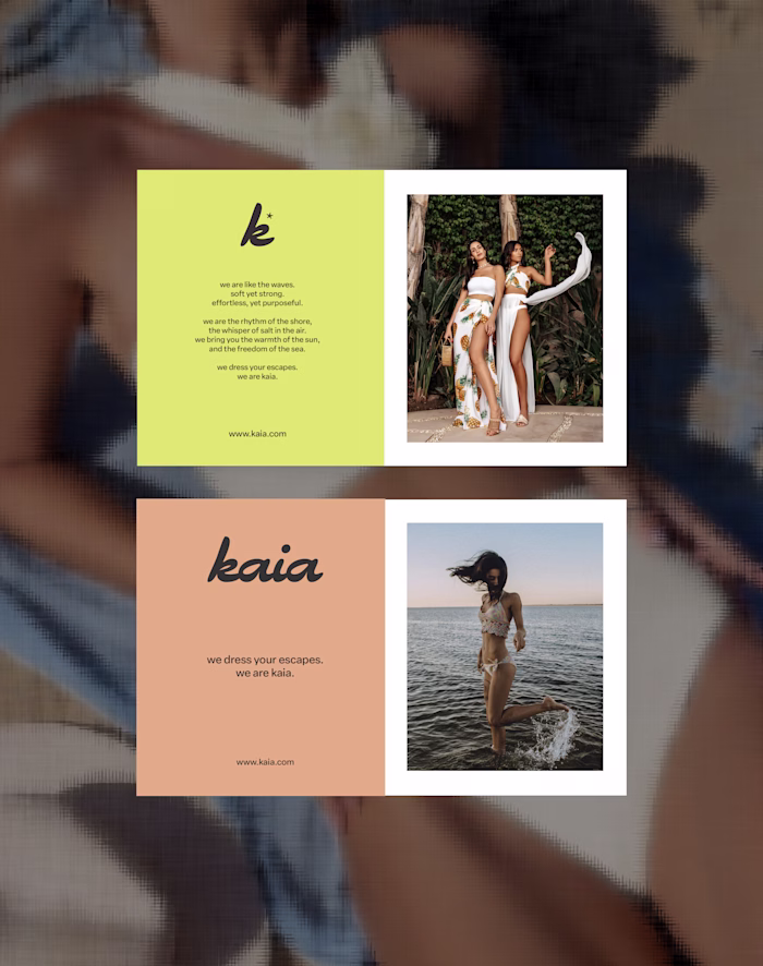kaia – Swim & Resort Wear A brand dipped in tropical ease an...