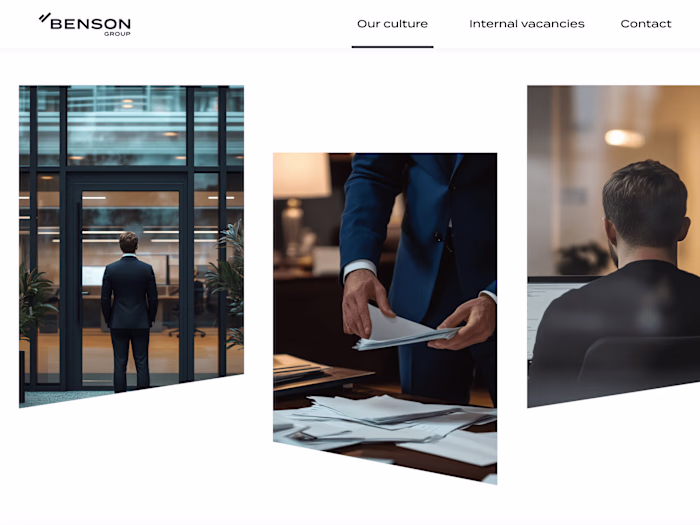 Benson (Figma to Framer Development)