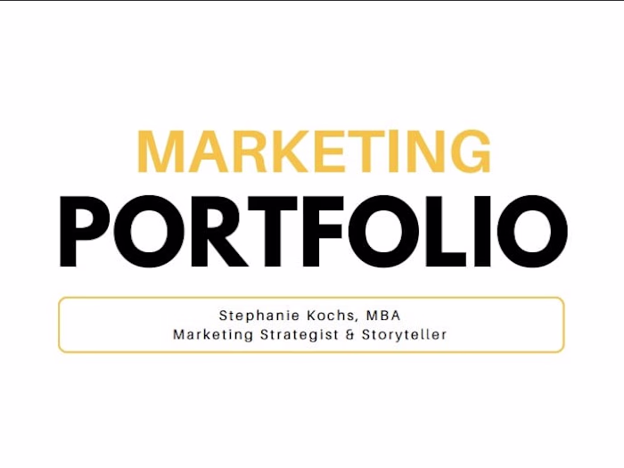 Marketing and Writing Portfolio