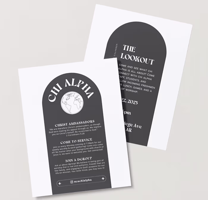 "The Lookout" Event Flyer