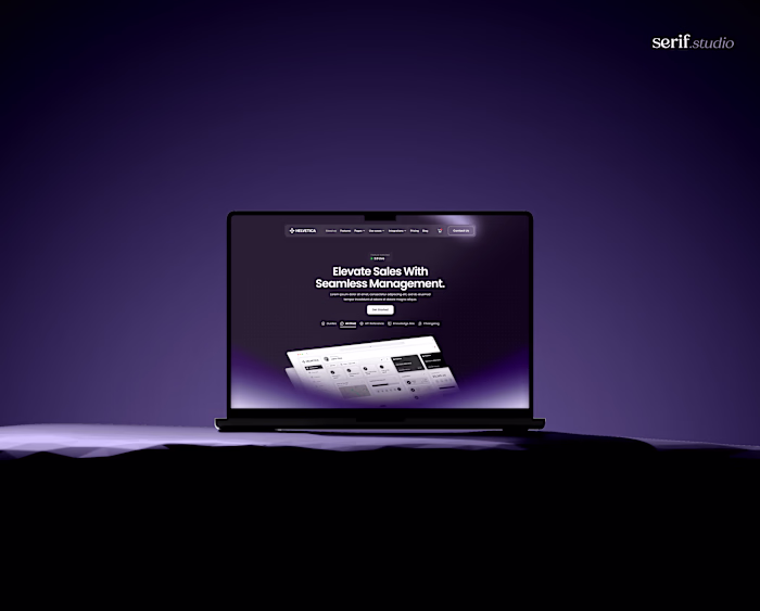 Helvetica - Technology SaaS Website Design