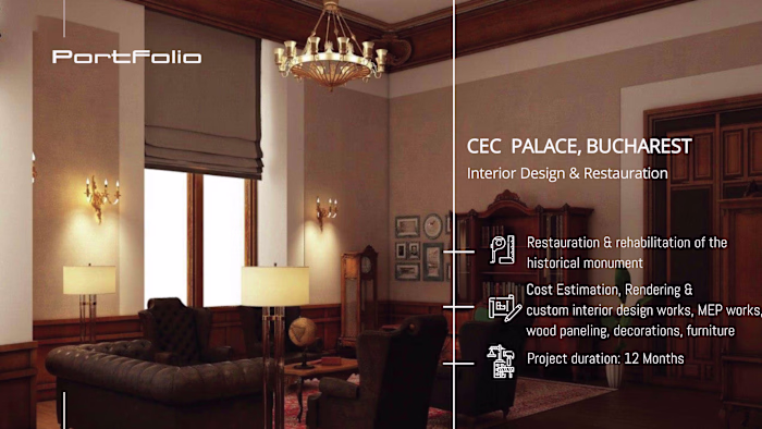 CEC Palace, Bucharest
Restoration and rehabilitation