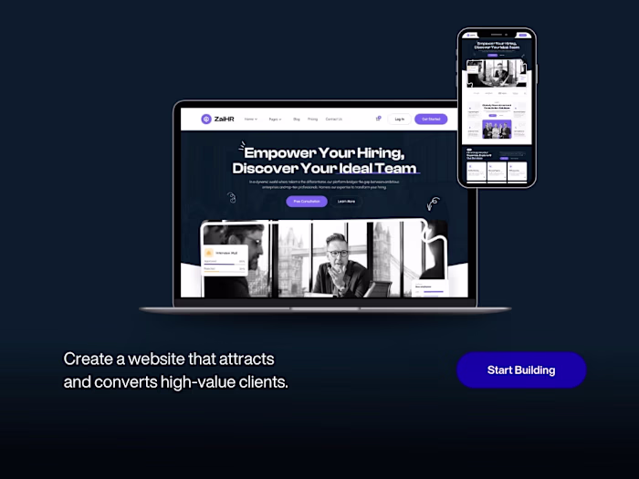 Webflow  Template Design & Redesign