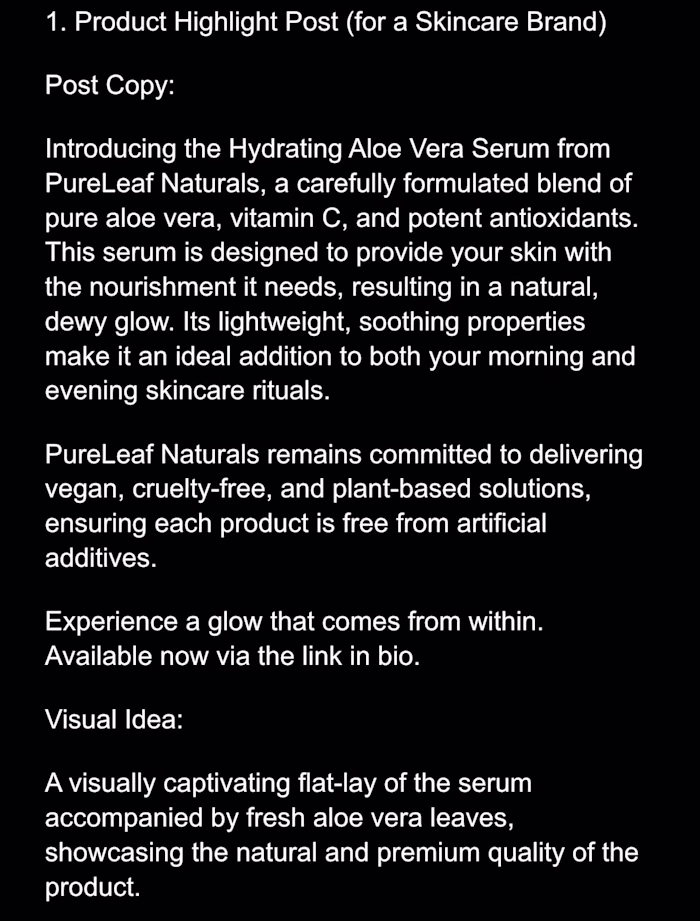 Social Post For Skincare Brand