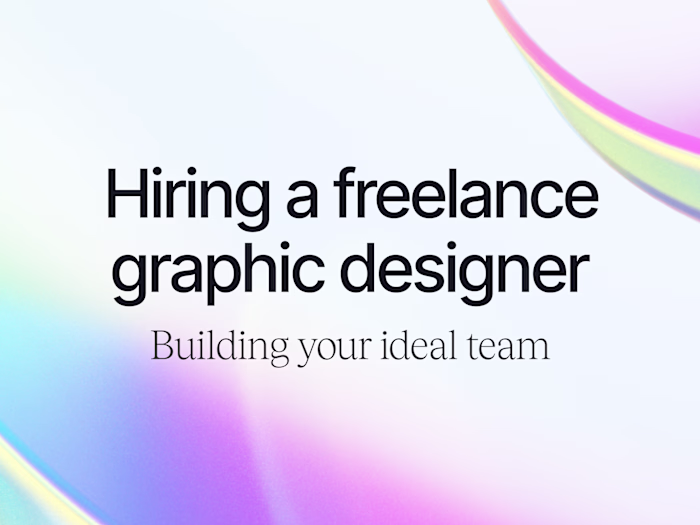 Hiring a Freelance Graphic Designer