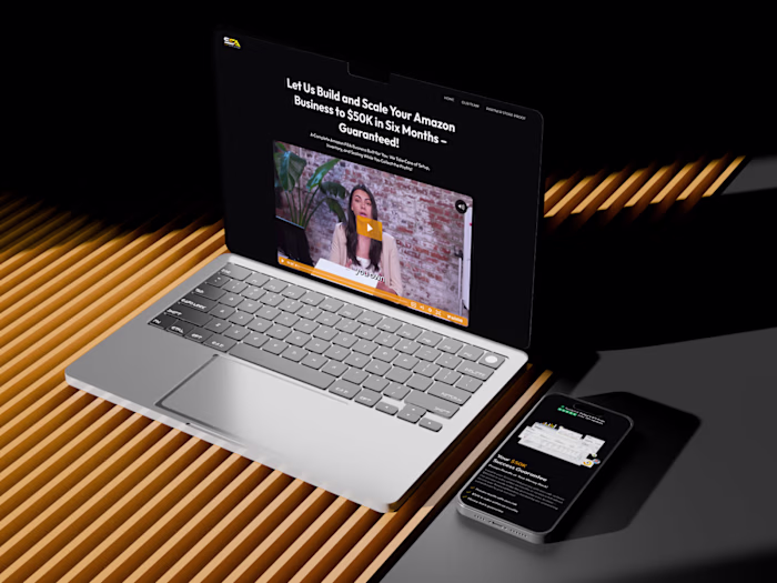 Webflow Website Design and Development for Smart Sellers Academy