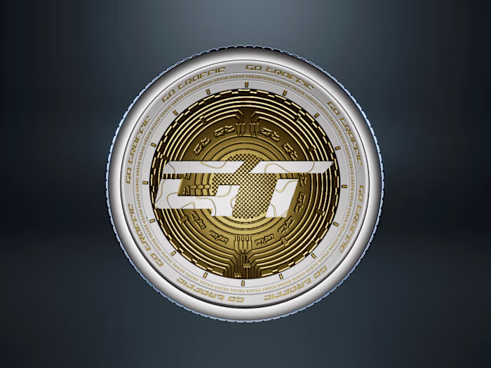 3D for crypto  company "Go Traffic"