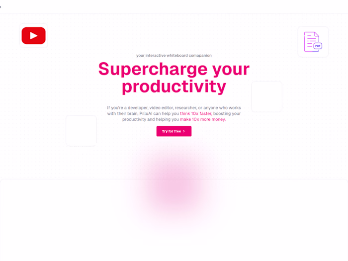 Pillu AI: Interactive whiteboard application with Generatie AI